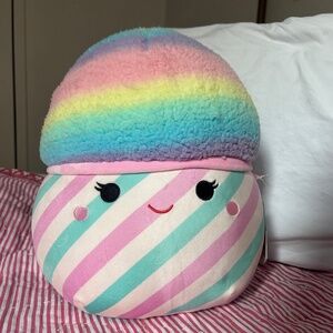 RARE squish mallow snow cone plush stuffed animal